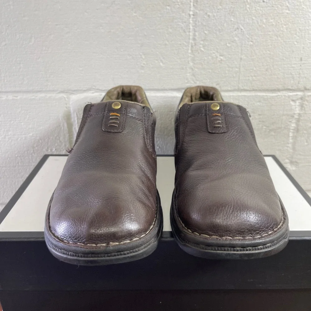 Merrell World Legend Brown Leather‎ Loafers Casual Walking Shoes Men's 12 US